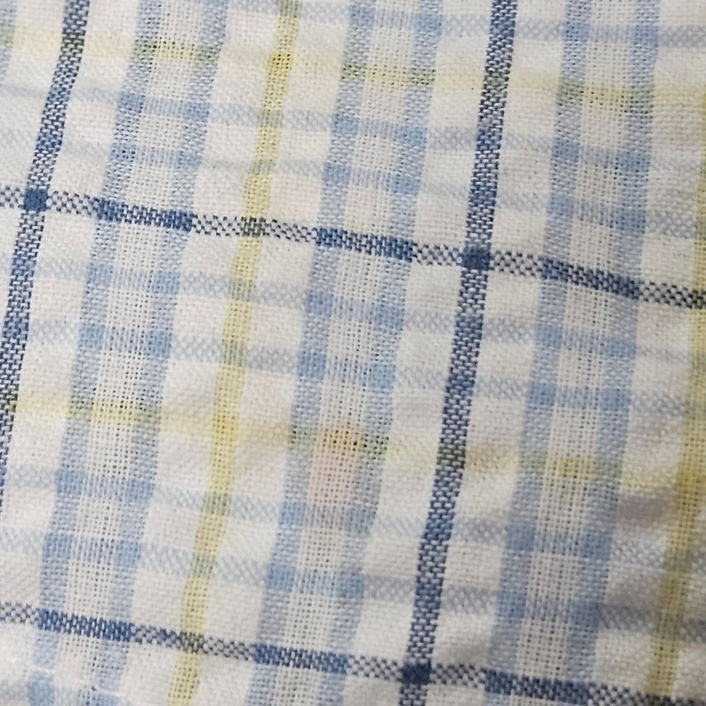 Simply‎ Smock Baby Blue Yellow Plaid Duckling Hand Smocked Romper Sunsuit Kids
